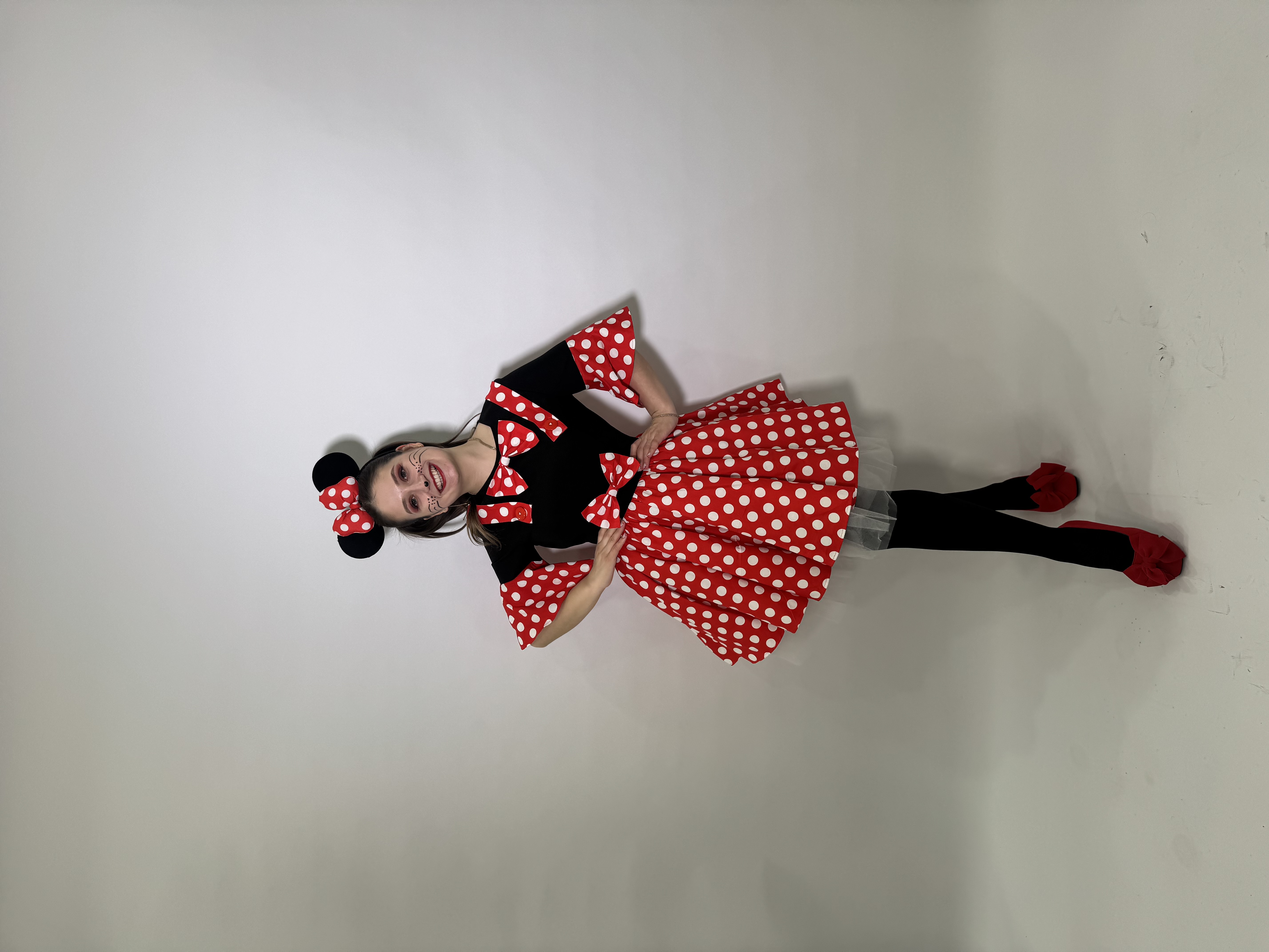 Minnie Mouse - rochie cu buline